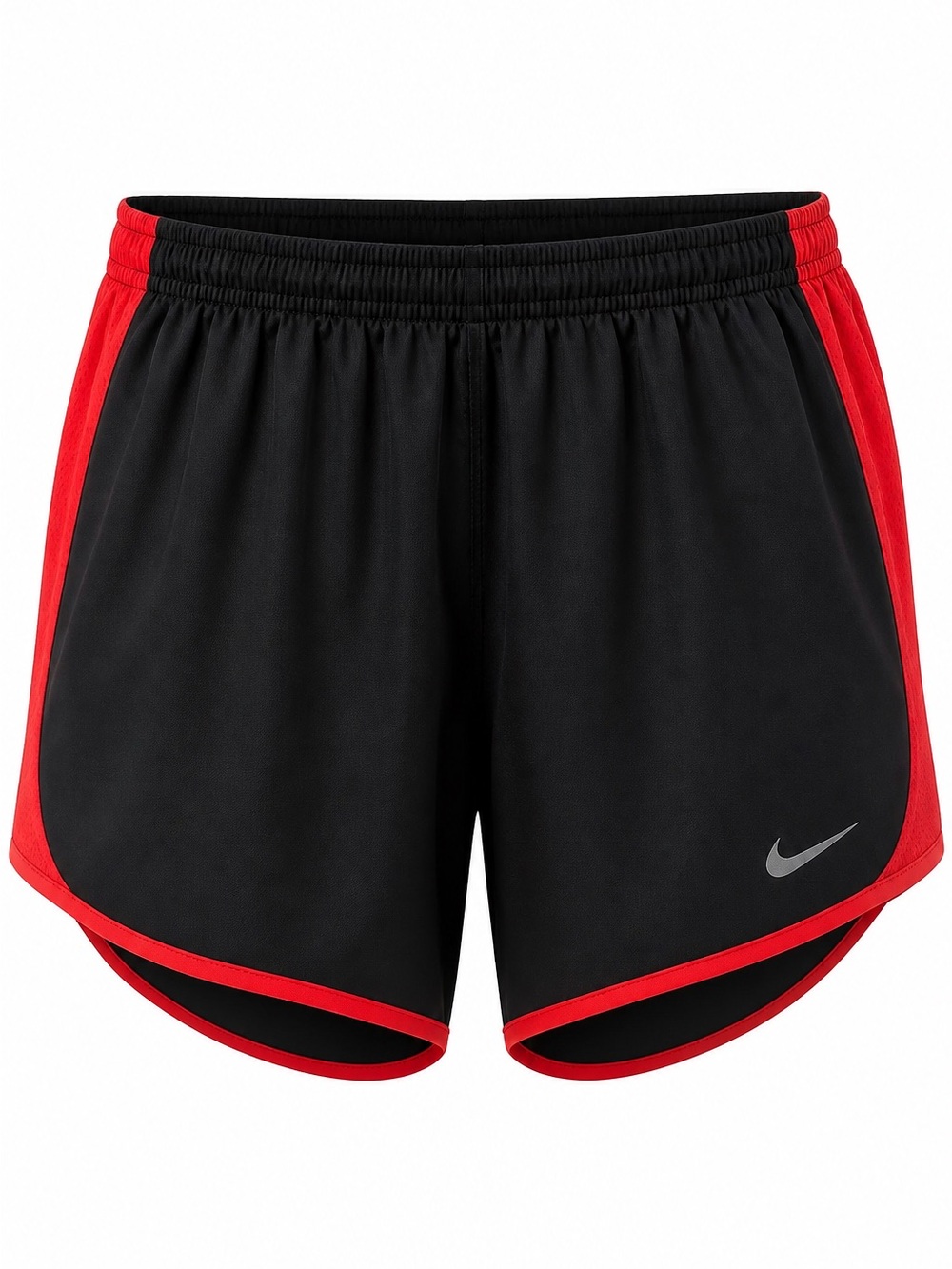 Nike Black Athletic Shorts with Red Trim
